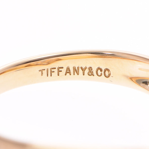 TIFFANY&Co.蒂芙尼心钻石戒指女士6P钻石/YG戒指9号二手
