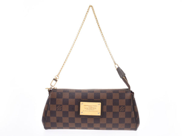 路易威登达米耶伊娃棕色 N55213 女士真皮 2WAY 包 B 排名 LOUIS VUITTON 表带与二手银藏