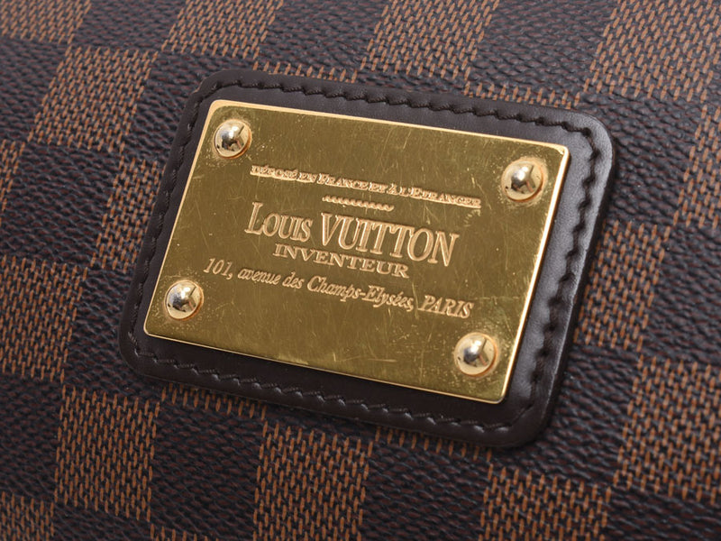 路易威登达米耶伊娃棕色 N55213 女士真皮 2WAY 包 B 排名 LOUIS VUITTON 表带与二手银藏