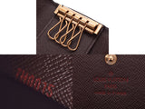 Louis Vuitton Damier Tie Case Brown n62631 men's lady's leather