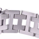 HERMES Hermes clipper 12P bezel diamond CL4.230 Lady's SS watch quartz white shell clockface A rank used silver storehouse