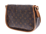 Louis Vuitton Monogram Menil Montin PM Brown M40474 Women's Genuine Leather Shoulder Bag B Rank LOUIS VUITTON Used Ginzo