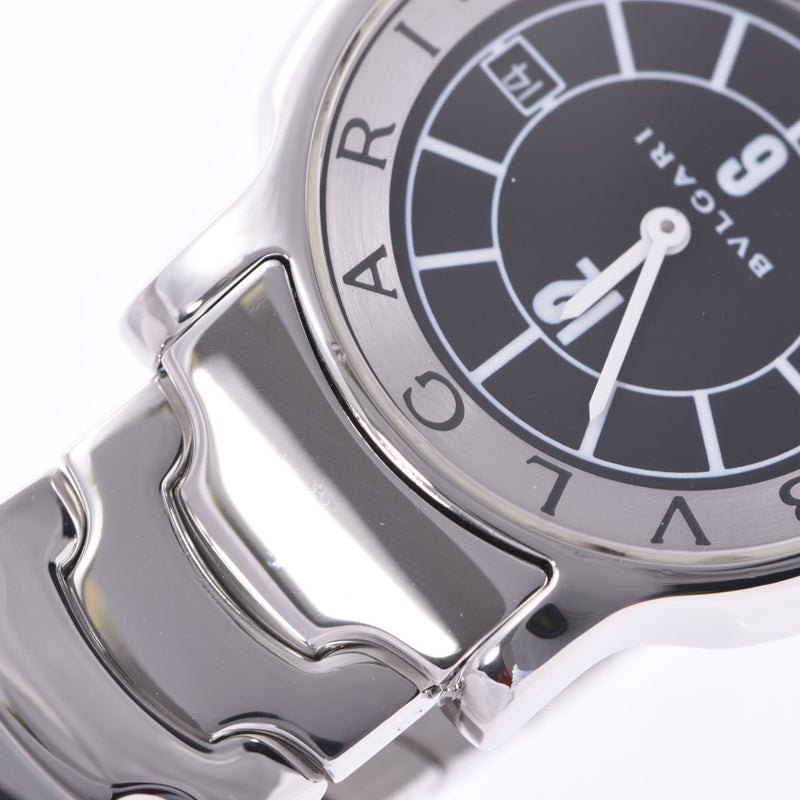 【極美品】BVLGARIブルガリ ソロテンポ　ST35S  メンズ　腕時計デイト