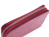 路易威登Epi拉链钱包紫红色M60383女式男士零钱包A级成色LOUIS VUITTON二手的Ginzo