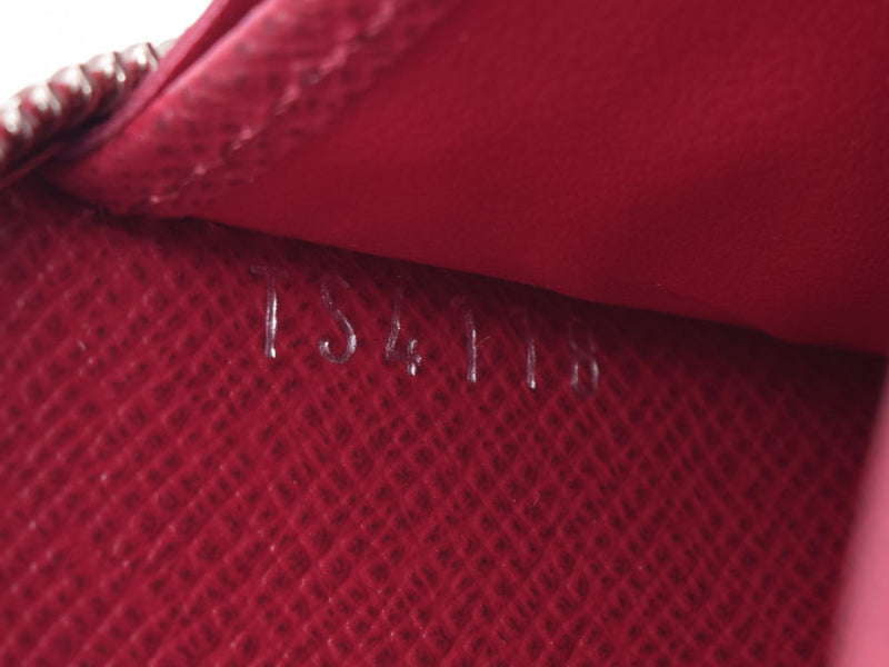 路易威登Epi拉链钱包紫红色M60383女式男士零钱包A级成色LOUIS VUITTON二手的Ginzo