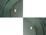 CHANEL Hoboback Green G Metal Fittings Ladies Caviar Skin One Shoulder Bag A Rank Beautiful Goods CHANEL Used Ginzo