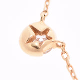STAR JEWELRY Star Jewelry Moon Setting Ladies K18YG Diamond 0.04ct Necklace A Rank Used Ginzo
