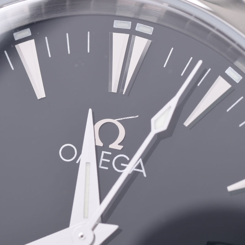 OMEGA Omega Seamaster Aqua Terra 150m 2518.50 Men's SS Watch Quartz Black Dial A Rank Used Ginzo