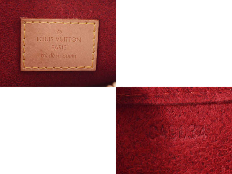 Louis Vuitton Monogram Vivasite PM Brown M51165 Women's Genuine Leather Shoulder Bag AB Rank LOUIS VUITTON Used Ginzo