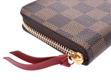 Louis Vuitton Damier Portofeuil Clemence Threes N60534 Women's Men's Genuine Leather Long Wallet A Rank LOUIS VUITTON Used Ginzo