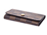 Louis Vuitton Damier Tie Case Brown n62631 men's lady's leather