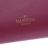 Valentino Garavani, Valentino Galavani Rockstads, Purple, Unisex, Carf, Long Purse, Used