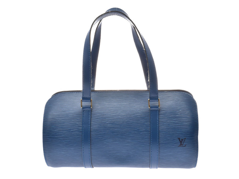 Louis Vuitton epsilo blue m52225 Womens genuine leather handbag B rank Luis Vuitton porch