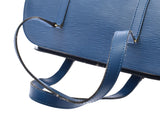 Louis Vuitton epsilo blue m52225 Womens genuine leather handbag B rank Luis Vuitton porch
