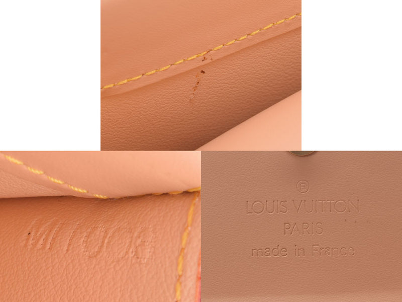 路易威登（Louis Vuitton）多色塑料白色M92657女士真皮零钱包AB Rank：LOUIS VUITTON二手的Ginzo