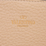 Valentino Garavani ヴァレンティノ・ガラヴァーニラウンドファスナー財布 
 アイボリー レディース レザー 長財布
 
 中古