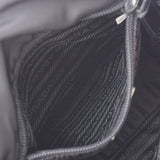 Prada: Black Unissex Nylon (VIAGGIO) Sholderbag V167 PRADA Used