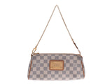 Louis Vuitton Azure Eva White N55214 Ladies Genuine Leather 2WAY Bag B Rank LOUIS VUITTON Optional Strap Used Ginzo