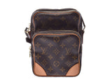 Louis Vuitton monogram Amazon brown M45236 Lady's real leather shoulder bag B rank LOUIS VUITTON used silver storehouse