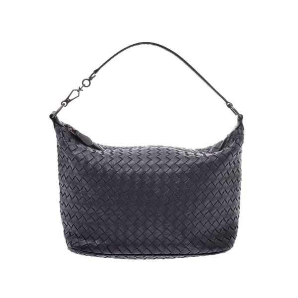 BOTTEGAVENETA ボッテガヴェネタイントレチャート 
 黒 レディース ラムスキン セミショルダーバッグ
 
 中古