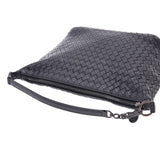 BOTTEGAVENETA Black Ladies Lambskin Semi Shoulder Bag Used