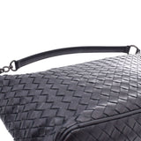 BOTTEGAVENETA Black Ladies Lambskin Semi Shoulder Bag Used