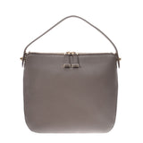 BALLY Barry handbag shoulder bag gray system gold metal fittings unisex leather 2WAY bag    Used