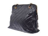 CHANEL MATRSE Chain Shoulder Bag Black G Metal Fittings Ladies Caviar Skin B Rank CHANEL Used Ginzo