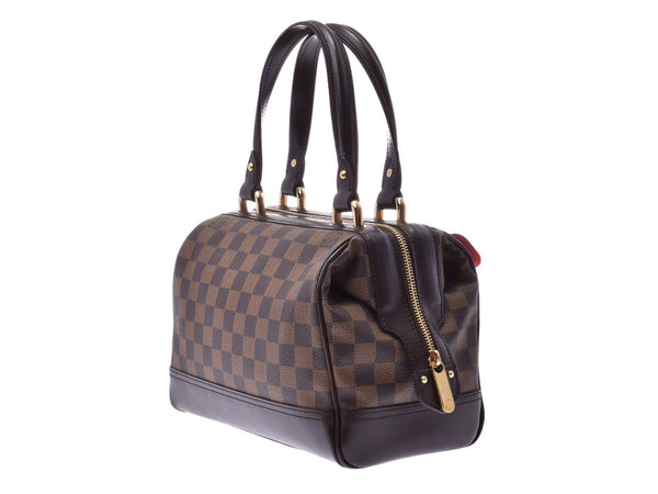 Louis Vuitton Damier Knightsbridge Brown N51201 Women's Genuine Leather Handbag AB Rank LOUIS VUITTON Used Ginzo