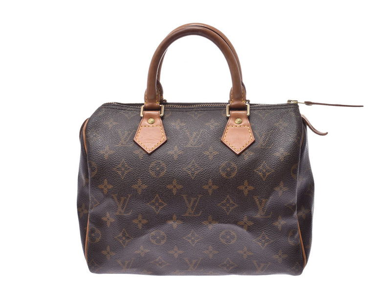 ルイヴィトン モノグラム スピーディ25 ブラウン M41528 レディース 本革 ハンドバッグ Bランク LOUIS VUITTON 中古 –  銀蔵オンライン