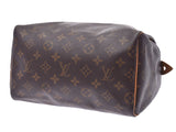 Louis Vuitton monogram, speedy, 25, Brown, M41528, Ladies, leather, handbag, B, LOUIS VUITTON, used in the silver.