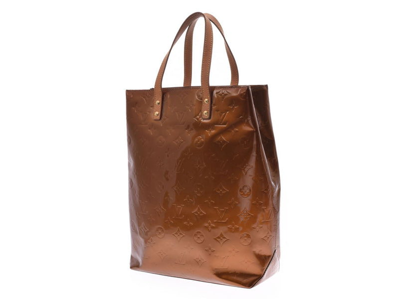 Louis Vuitton Verni Lead MM Bronze M91143 Ladies Tote Bag B Rank ...