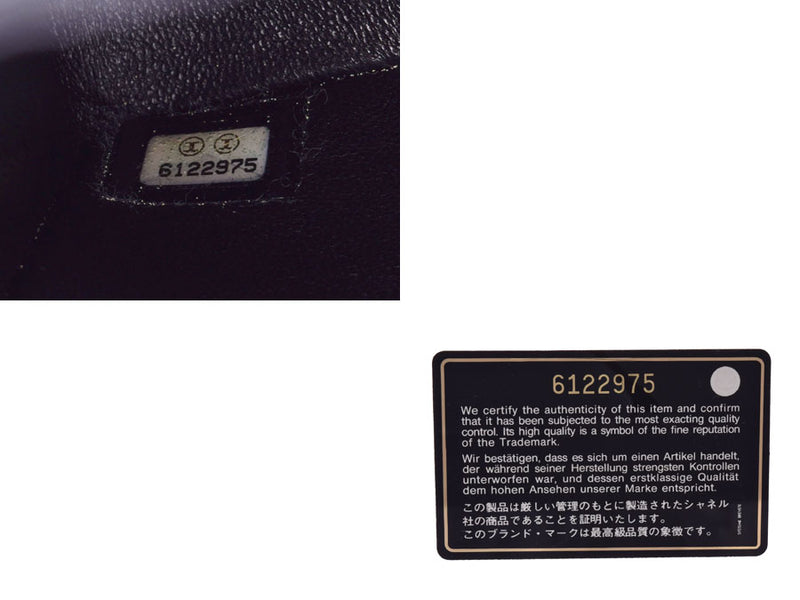 Chanel Matrasse Chain Shoulder Bag Black GP Metal Fittings Ladies Caviar Skin A Rank Good Condition CHANEL Gala Used Ginzo