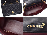 Chanel Matrasse Chain Shoulder Bag Diana Black G Hardware Ladies Lambskin B Rank CHANEL Gala Used Ginzo