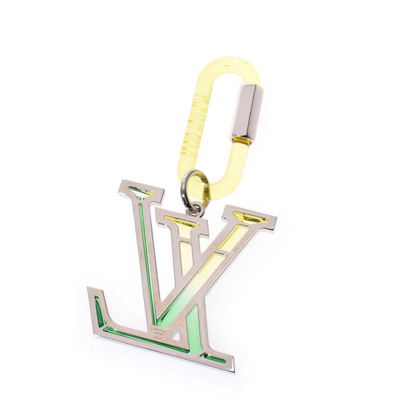 LOUIS VUITTON Louis Vuitton B Jewish race case LV prism yellow / green unisex charm MP2366 is used