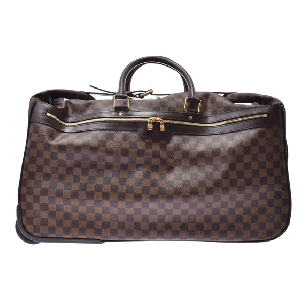60 14137 LOUIS VUITTON ルイヴィトンエオール ブラウンメンズダミエキャンバスキャリーバッグ N23203 is used