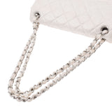 Chanel Chain Shoulder Bag Cocomark 14143 Silver Silver Metal Fittings Women's Jersey Shoulder Bag CHANEL Used