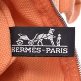 Hermes Bora Bora PM Handbag Orange Unisex Canvas Tote HERMES Used