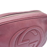 Gucci SOHO small disco Bag Purple Ladies Leather Shoulder Bag 308364