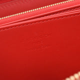 LOUIS VUITTON Louis Vuitton Zippy Wallet 14125 Threes Ladies Monogram Verni Wallet M90200 Used