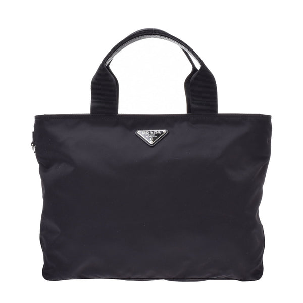 PRADA Prada 2WAY bag black ladies nylon tote bag 1BG867 used