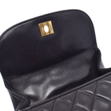 Chanelma Trasse,Black,Gold,Ladies,Lambskin,肩袋,CHANEL,使用。