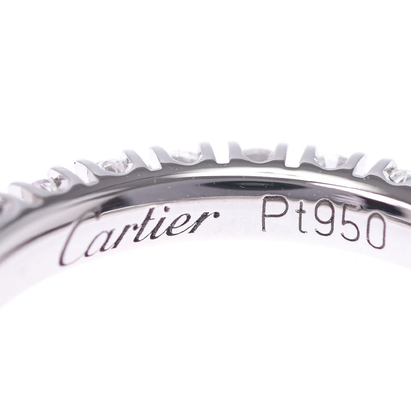 CARTIER CARTIER DIAMOND ETAN SELLING #47 7 Women's Pt950 Platinum Ring Ring A Rank Used Ginzo