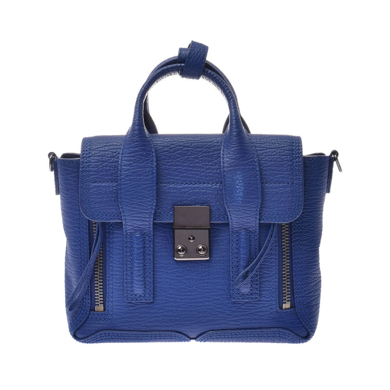 3.1 Phillip Lim 3.1 Philip rim Satchell blue Lady's leather 2WAY bag    Used