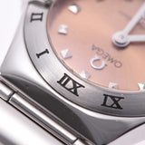 OMEGA Constellation mini my choice 1561.51 Womens SS watch Quartz salmon pink dial AB rank second-hand silver stock