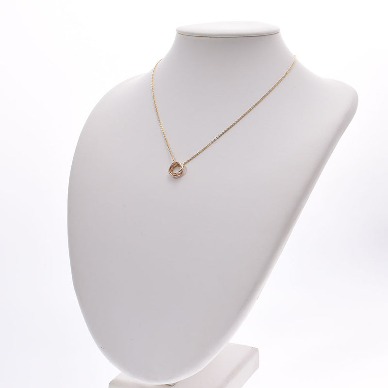 CARTIER Cartier Trinity Necklace Three Color Women's Diamond/WG/PG/YG Necklace Used