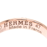 HERMES エルメス ヘラクレス リング #47 7号 レディース K18PG リング・指輪 Aランク 中古 銀蔵