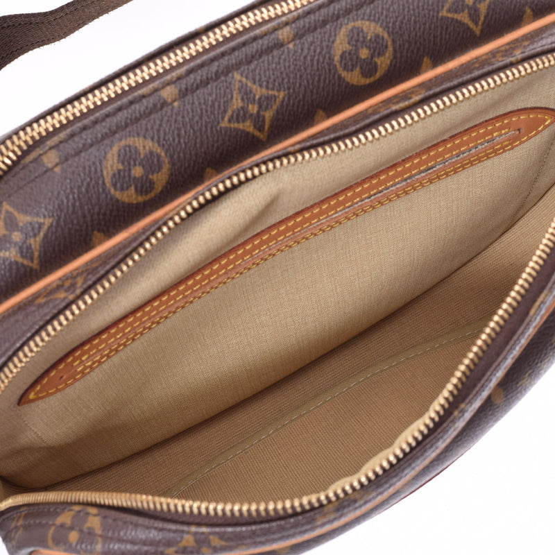 14145 reporter Louis Vuitton S brown monogram canvas shoulder bag M45254 LOUIS VUITTON is used