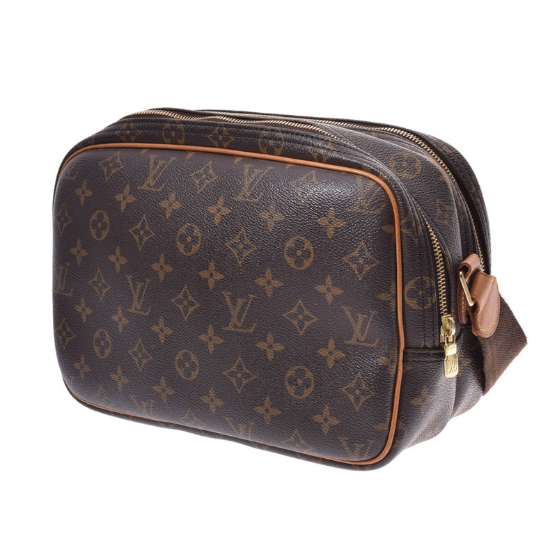 14145 reporter Louis Vuitton S brown monogram canvas shoulder bag M45254 LOUIS VUITTON is used