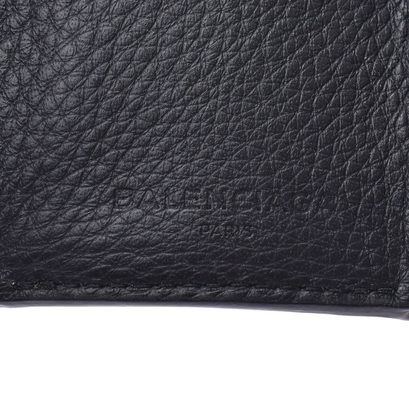BALENCIAGA Valenciameriana Gopper Miniwallet, Black Unissex Leather, three old wallets, used.